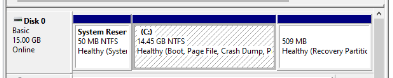 Trailing recovery partition