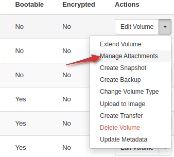 Manage attachments